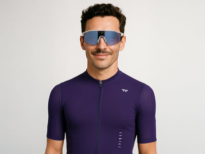 TTBICI A-2 PERFORMANCE SUNGLASSES / สีใสด้าน / เลนส์สีเงินสะท้อน (CAT3)
