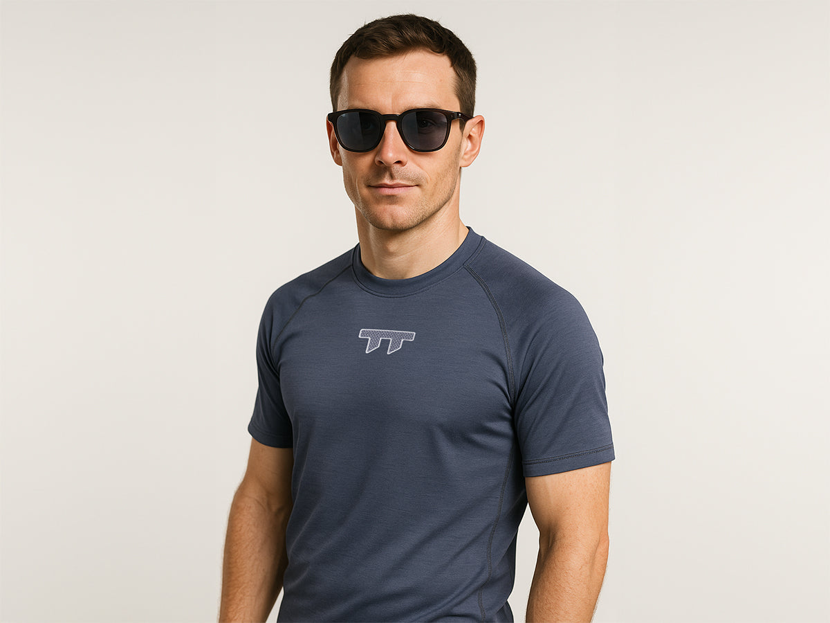 TTBICI U-1 ACTIVE SUNGLASSES / สีดำด้าน / เลนส์สีเงินสะท้อน (CAT3)