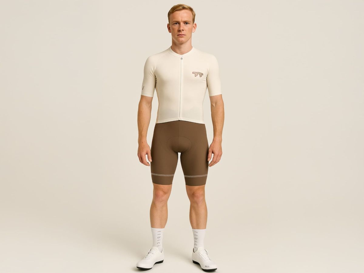 E Line Men' Classic Bib Shorts / Dark Brown