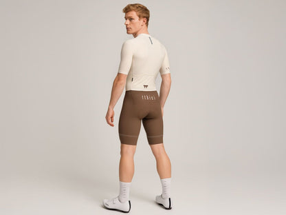 E Line Men' Classic Bib Shorts / Dark Brown
