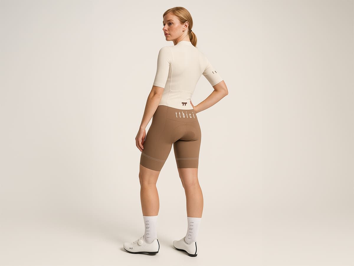 E Line Women' Classic Bib Shorts / Dark Brown