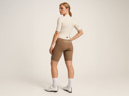 E Line Women' Classic Bib Shorts / Dark Brown
