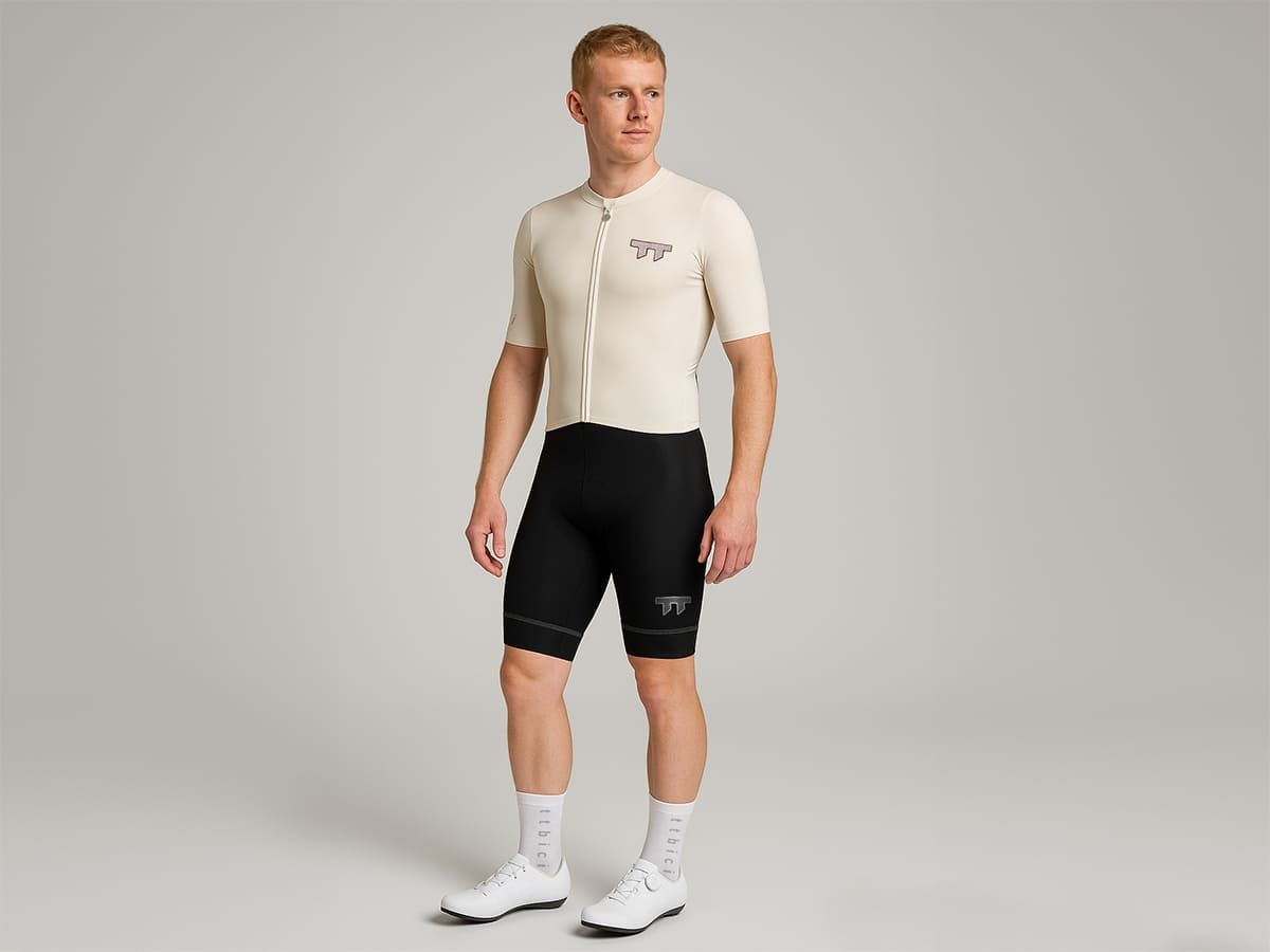 e Line Men's Classic Bib Shorts 男款經典車褲 / 黑色
