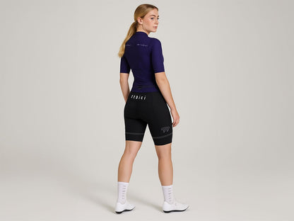 เสื้อปั่นจักรยานผู้หญิง รุ่น A LINE เนื้อผ้าบางเบา สีม่วง Eclipse