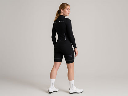 a Line Women's Lightweight LS Jersey 女款輕量長袖車衣 / 黑色