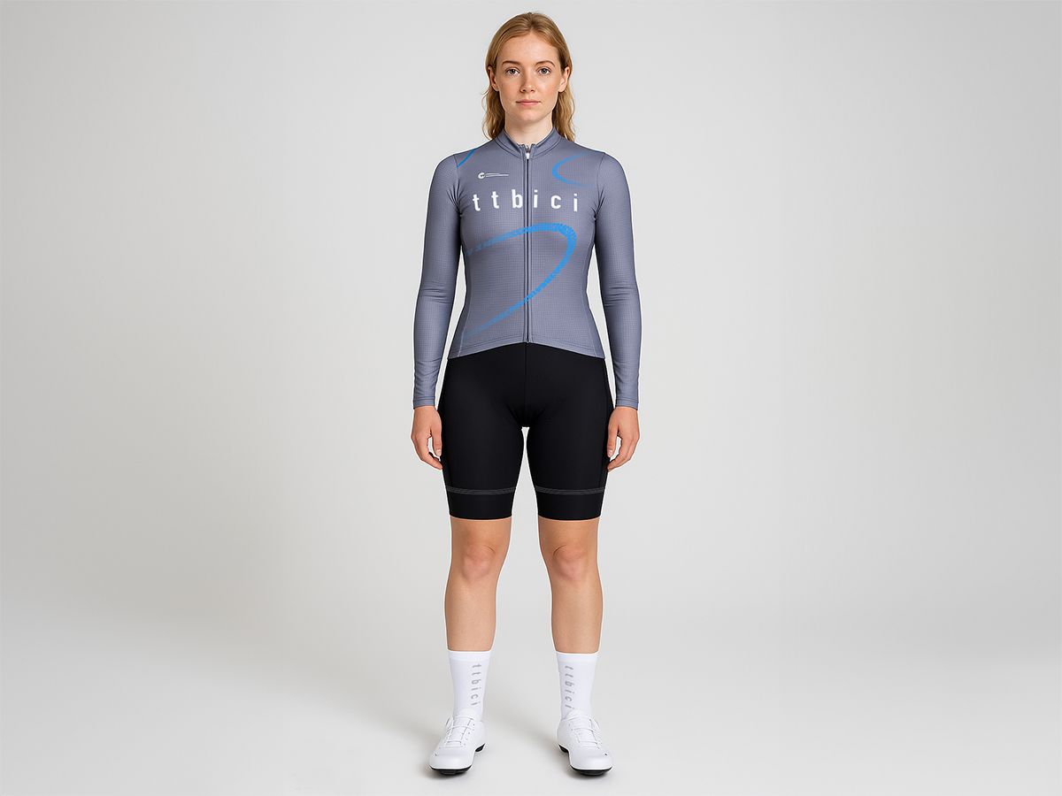 a Line Women' Lightweight LS Team Jersey / Grey