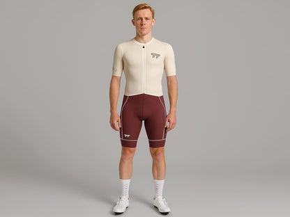 a Line Men's Cargo Bib Shorts 男款輕量口袋車褲 / 巧克力