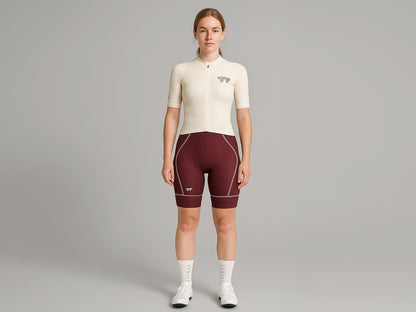 a Line Women's Cargo Bib Shorts 女款輕量口袋車褲 / 巧克力