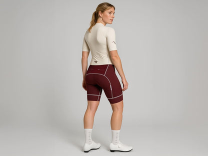 a Line Women's Cargo Bib Shorts 女款輕量口袋車褲 / 巧克力