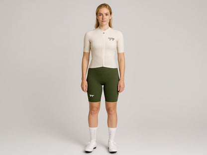 a Line Woen' Lightweight Bib Shorts / Bronze Green