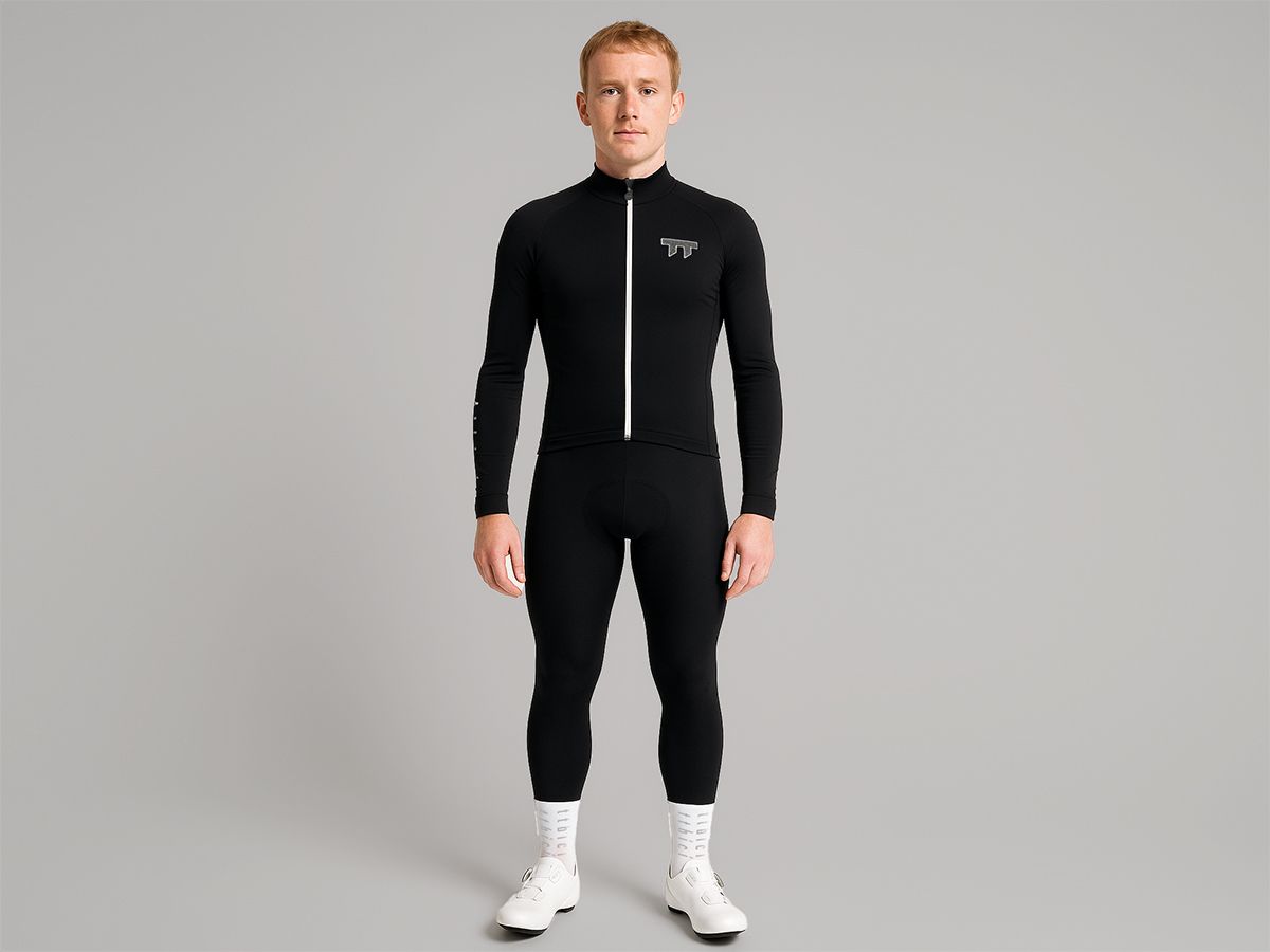 e Line Men' Classic Thermal Ls Jersey / Black