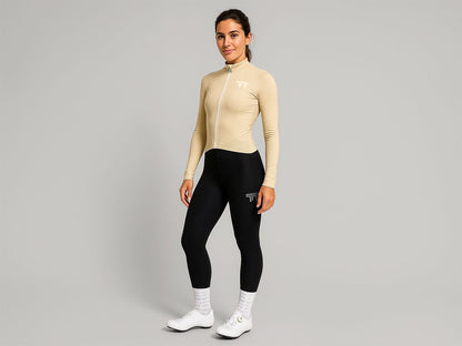 e Line Women's Classic Thermal Ls Jersey 女款經典保暖長袖車衣 / 奶油白