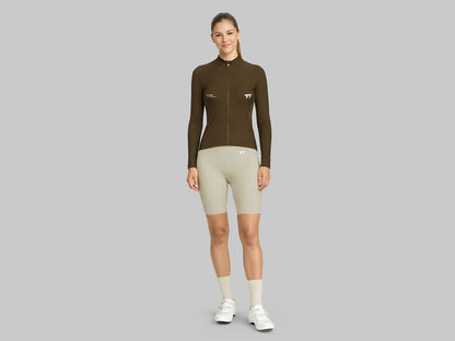 a Line Women's Apex Cargo Bib Shorts 女款口袋車褲 / 米白