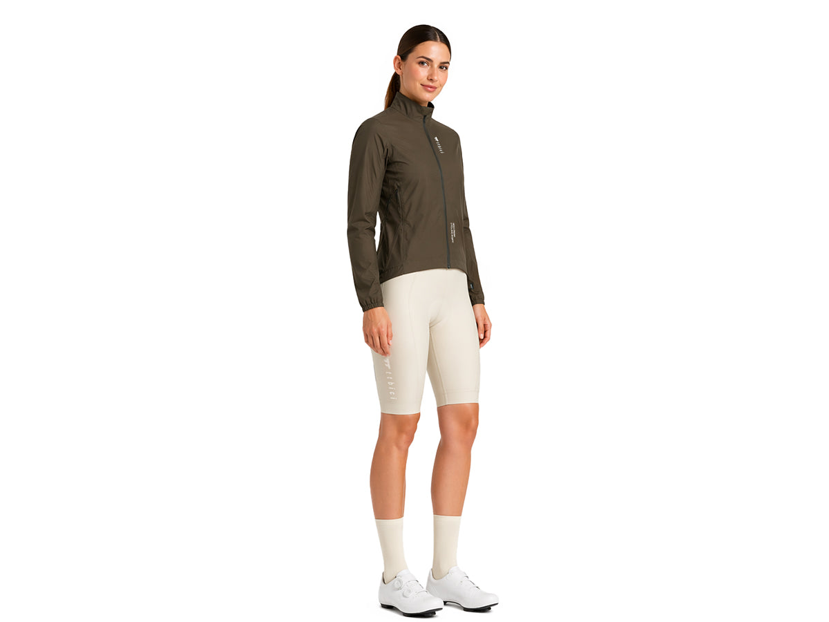 a Line Altitude Rain Jacket Dark Brown