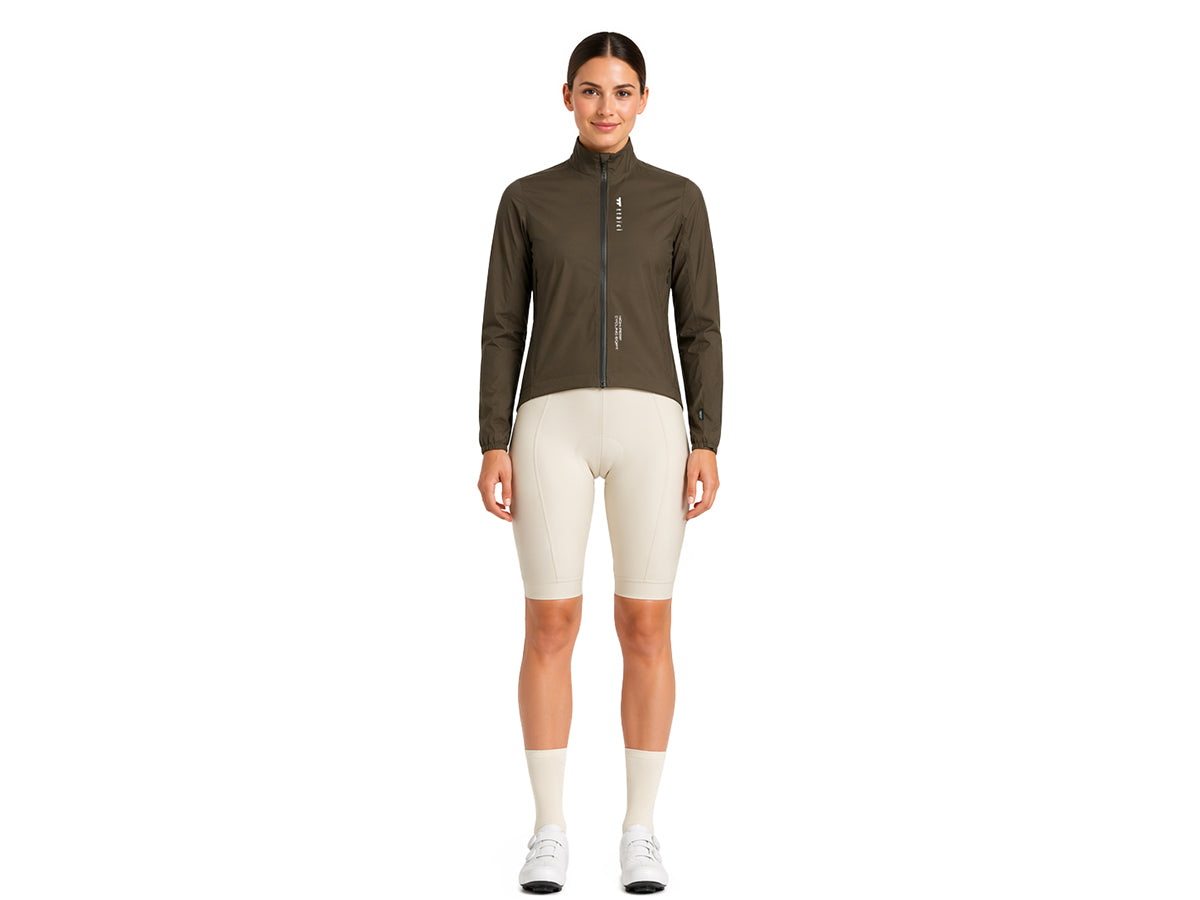 a Line Altitude Rain Jacket Dark Brown