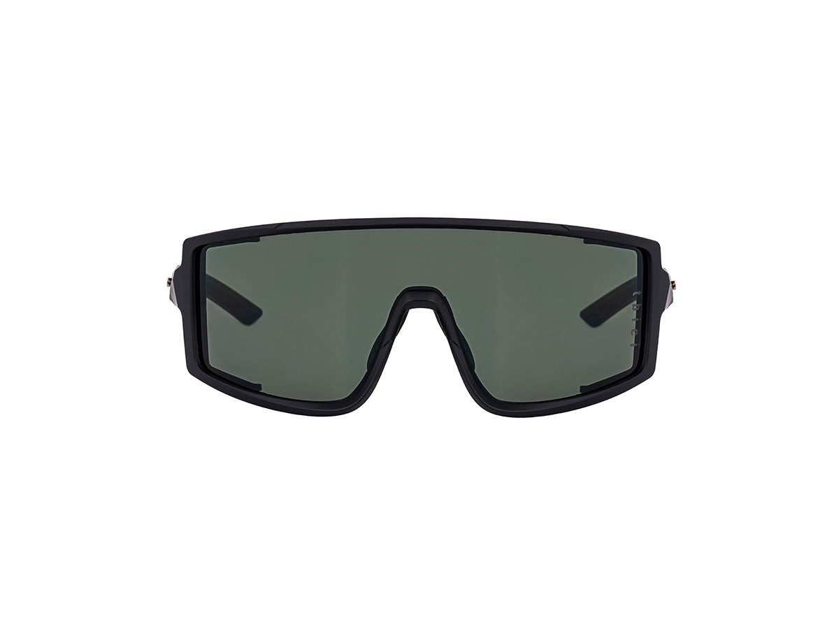 TTBICI E-1 CYCLING SUNGLASSES / สีดำด้าน / เลนส์สีเขียว (CAT3)