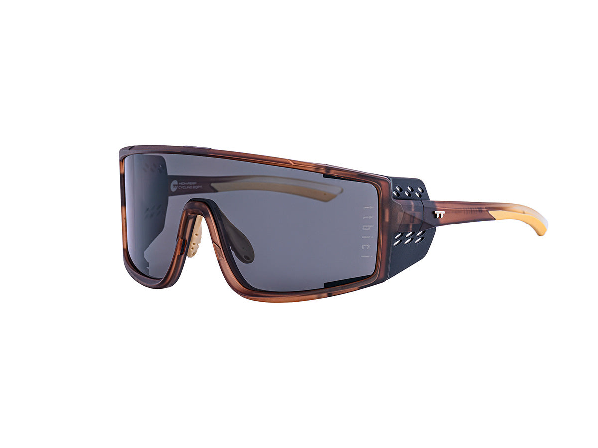 E-1 Cycling Sunglasses 騎行運動眼鏡 / 霧棕色+灰鏡片 (CAT3)