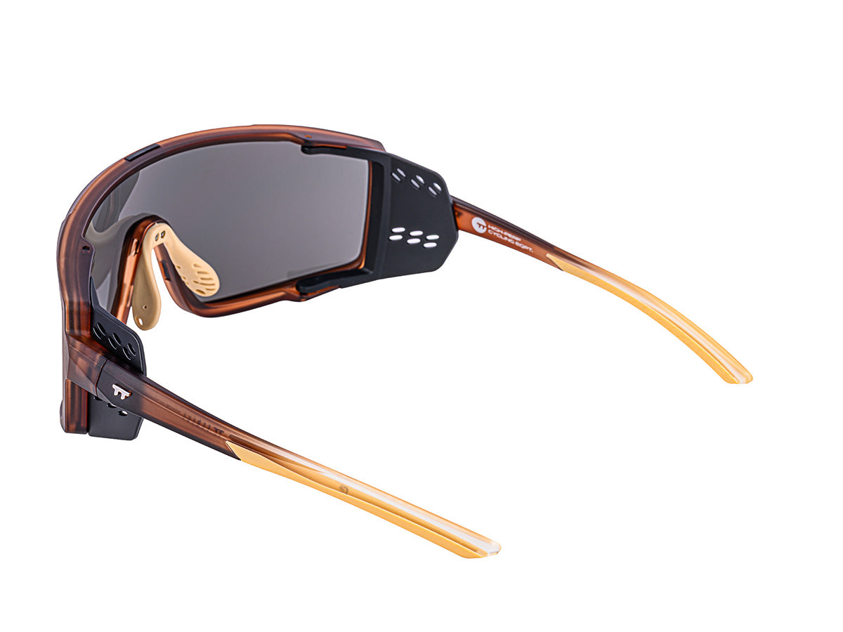 E-1 Cycling Sunglasses 騎行運動眼鏡 / 霧棕色+灰鏡片 (CAT3)
