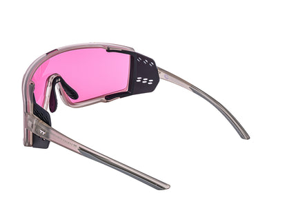 TTBICI E-1 CYCLING SUNGLASSES /สีเทาด้าน / เลนส์สีชมพู (CAT1)