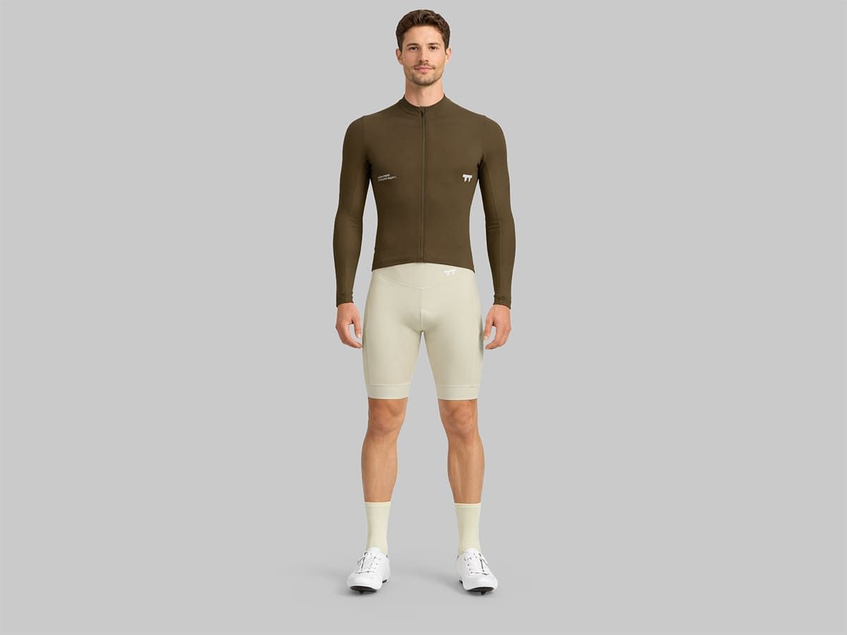 a Line Men' Altitude LS Jersey / Dark Brown