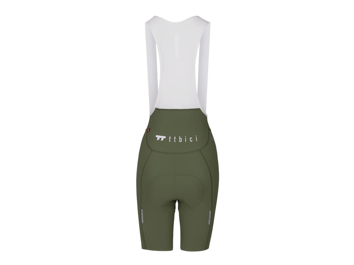 a Line Woen' Lightweight Bib Shorts / Bronze Green