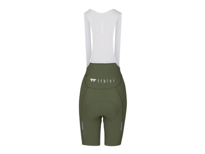 a Line Woen' Lightweight Bib Shorts / Bronze Green