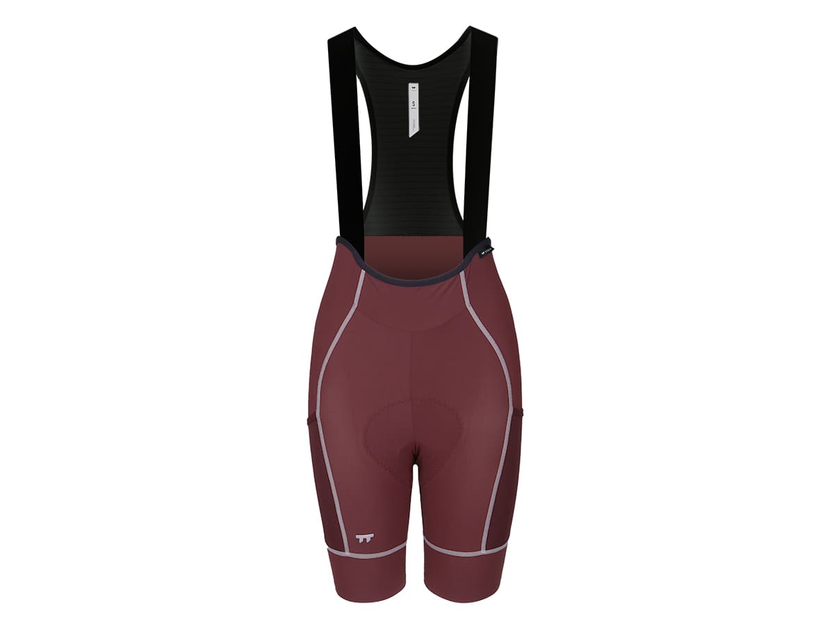 a Line Women's Cargo Bib Shorts 女款輕量口袋車褲 / 巧克力