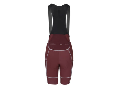 a Line Women's Cargo Bib Shorts 女款輕量口袋車褲 / 巧克力