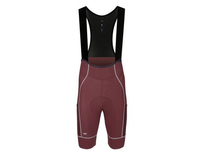 a Line Men's Cargo Bib Shorts 男款輕量口袋車褲 / 巧克力