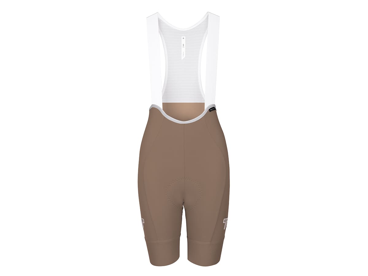 E Line Women' Classic Bib Shorts / Dark Brown