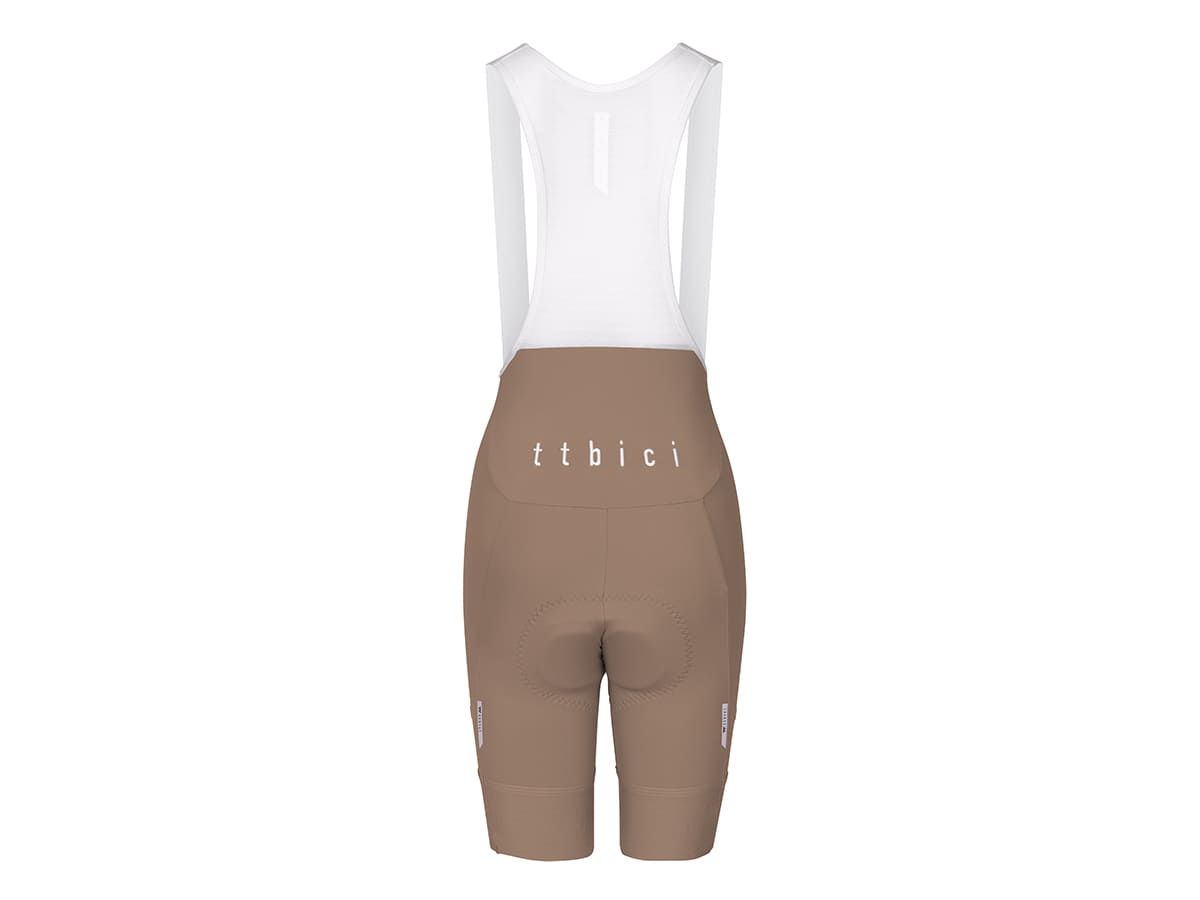 E Line Women' Classic Bib Shorts / Dark Brown