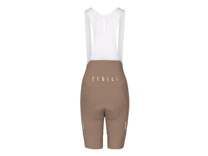 E Line Women' Classic Bib Shorts / Dark Brown