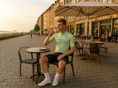 a Line Men's Lightweight Team Jersey 男款車隊版輕量車衣 / 萊姆綠