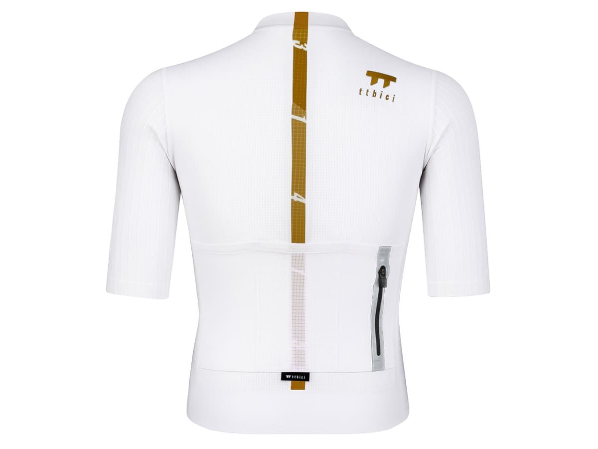 เสื้อจักรยานแอโร่ผู้ชาย รุ่น Stay Gold / สีดำ