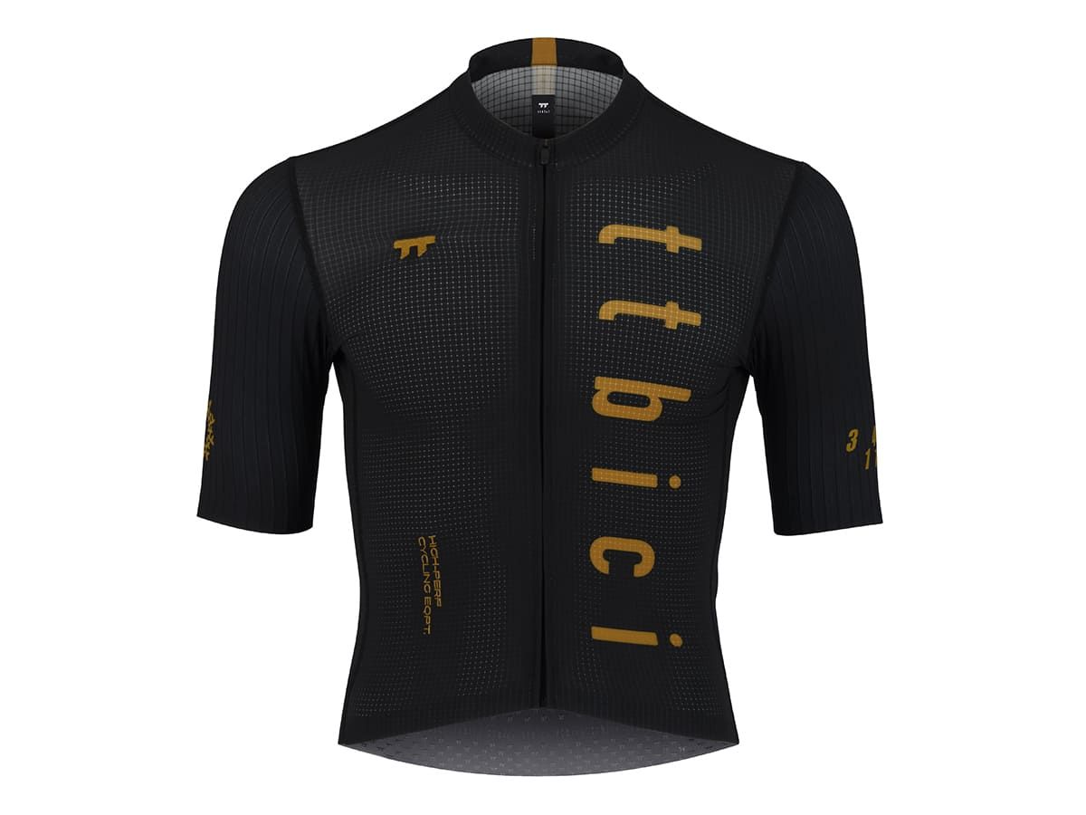 a Line Men's Stay Gold Aero Jersey 男款空力車衣 / 黑金