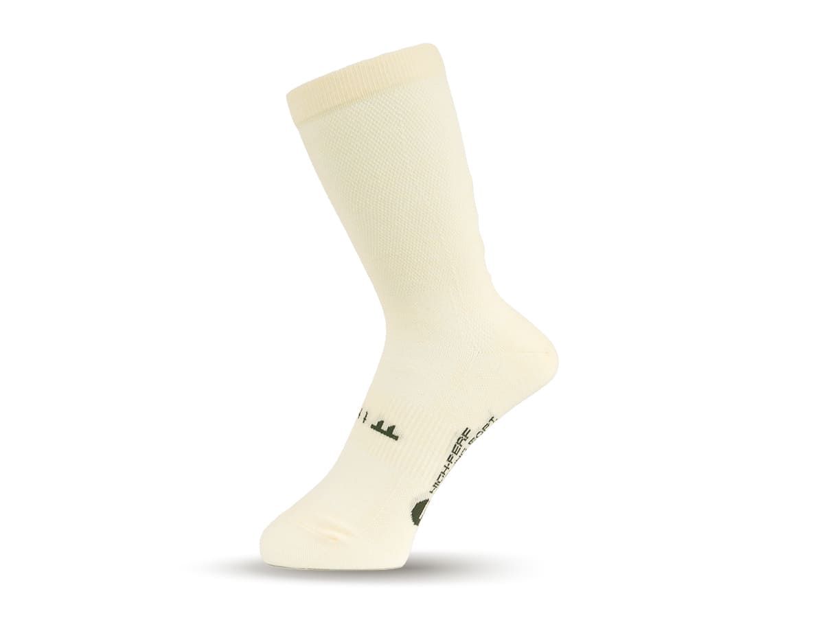 Tech Merino Socks 美麗諾羊毛車襪 / 米白