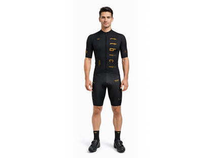 a Line Men's Stay Gold Aero Jersey 男款空力車衣 / 黑金