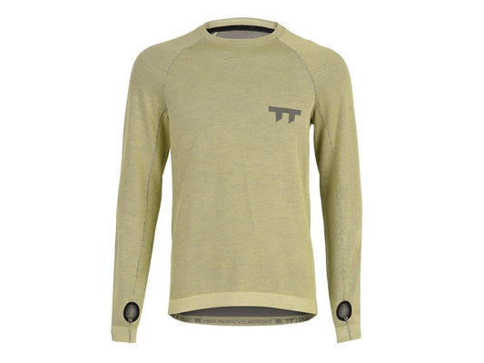 u Line Tech Merino Knit Ls T-Shirt Electric Yellow
