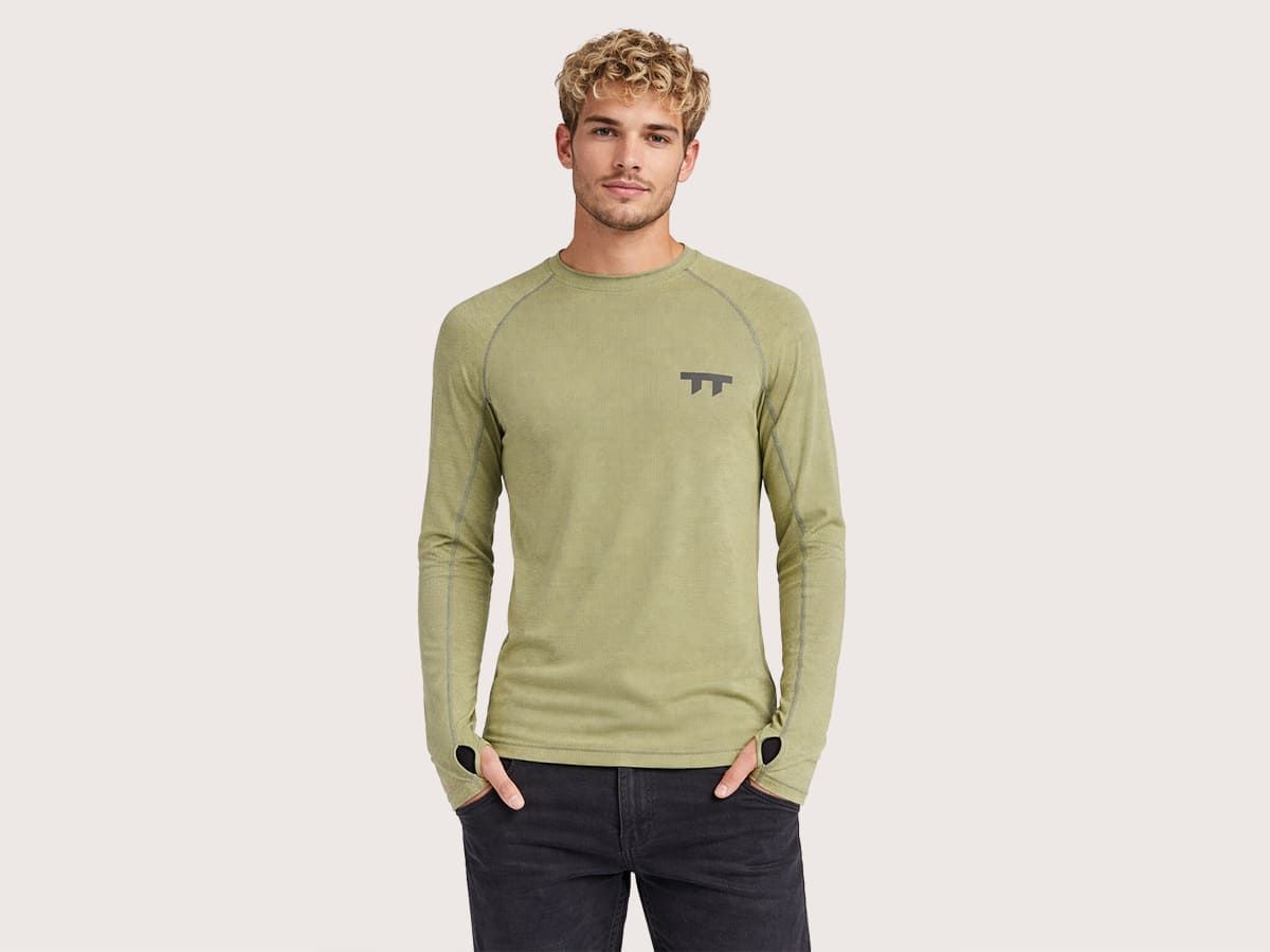 u Line Tech Merino Knit Ls T-Shirt 美麗諾羊毛編織機能長袖T恤 / 電氣黃