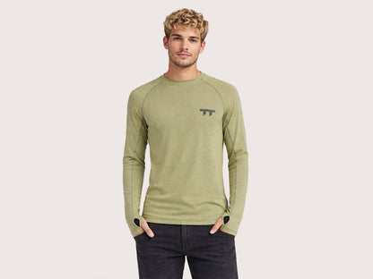 u Line Tech Merino Knit Ls T-Shirt 美麗諾羊毛編織機能長袖T恤 / 電氣黃