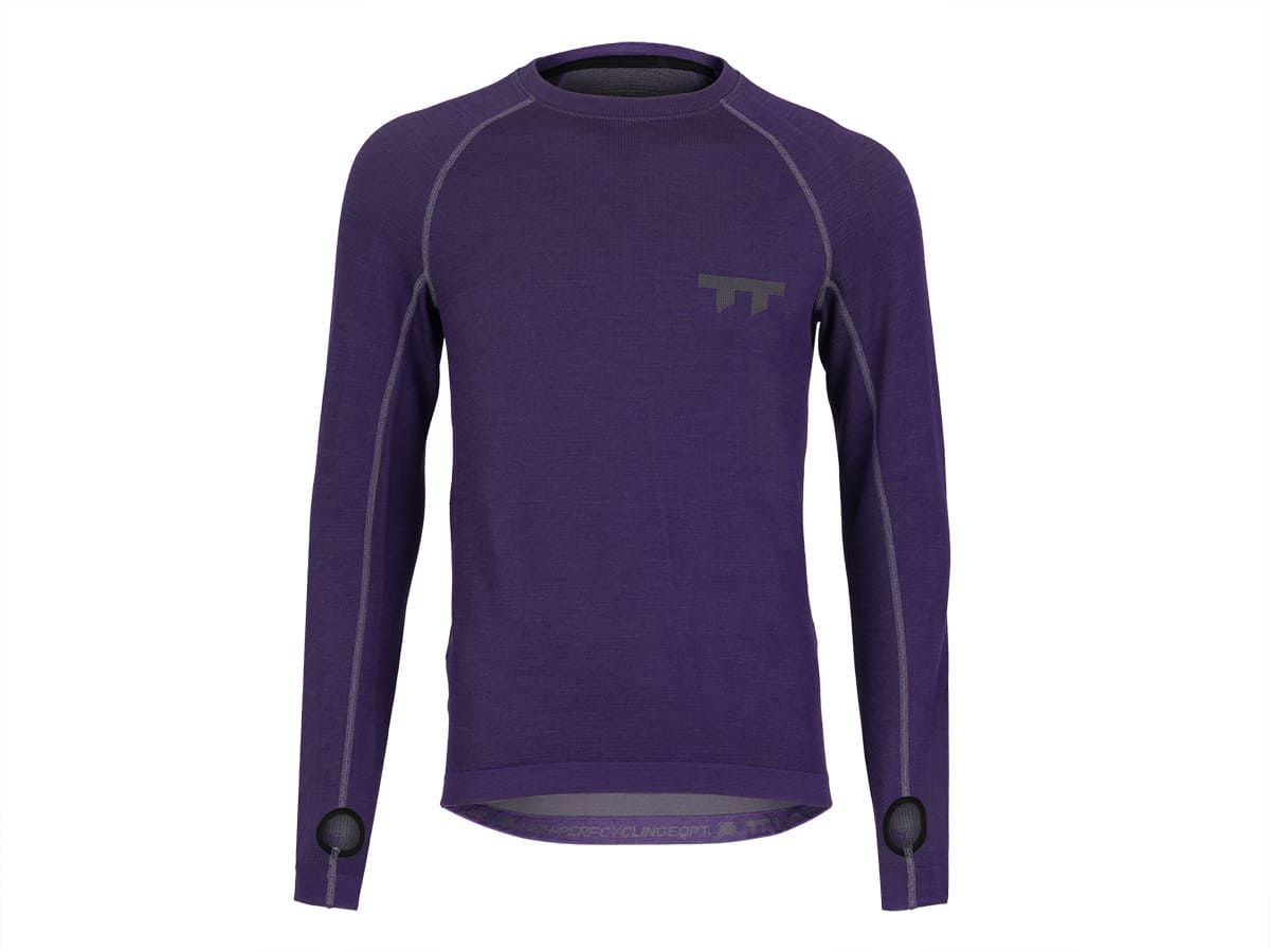 u Line Tech Merino Knit Ls T-Shirt Ultra Violet