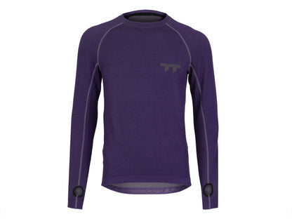 u Line Tech Merino Knit Ls T-Shirt Ultra Violet