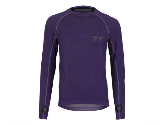 u Line Tech Merino Knit Ls T-Shirt Ultra Violet