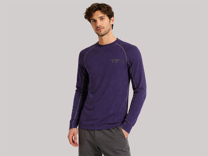 u Line Tech Merino Knit Ls T-Shirt Ultra Violet