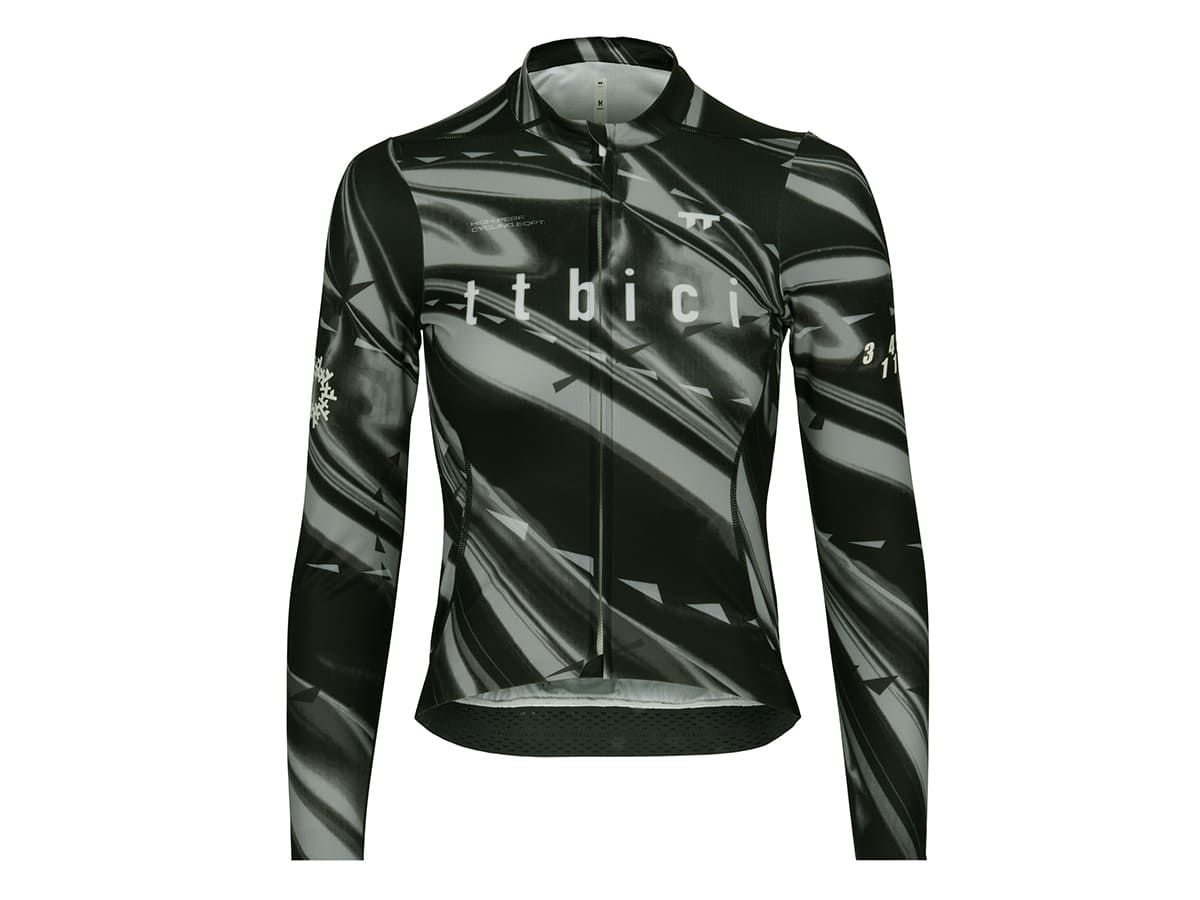 เสื้อจักรยานแขนยาวทีมหญิง รุ่น Altitude / สีมายลาร์ซิลเวอร์