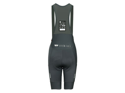 a Line Women's Apex Cargo Bib Shorts 女款口袋車褲 / 炭灰
