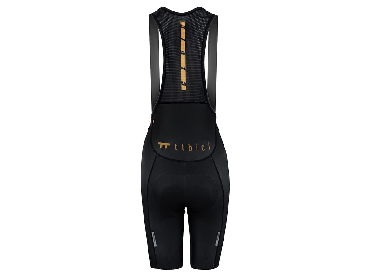 a Line Women' Stay Gold Bib Shorts / Black