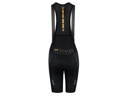 a Line Women' Stay Gold Bib Shorts / Black