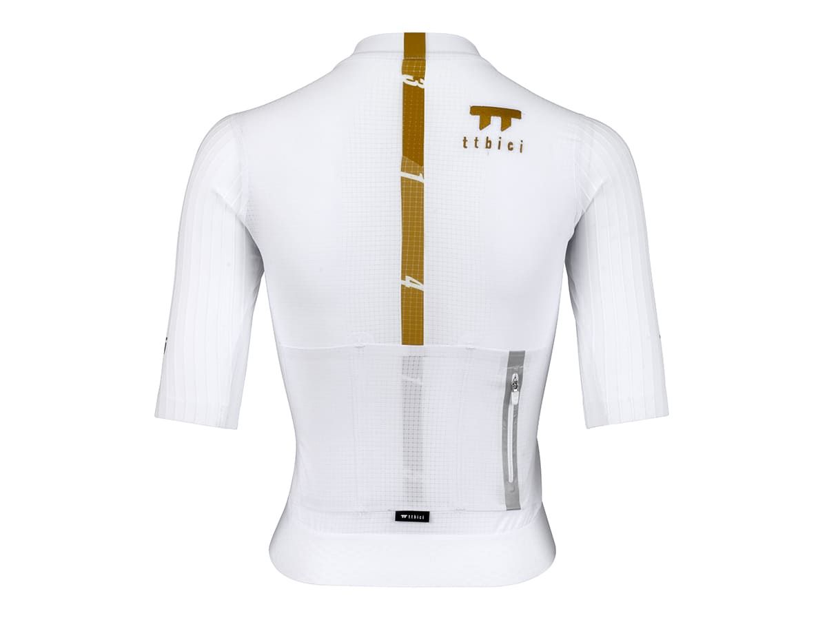 a Line Women' Stay Gold Aero Jersey / White