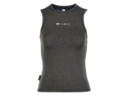 เสื้อซับในปั่นจักรยานผู้หญิง รุ่น Tech Merino / สีชาร์โคล